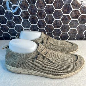 Hey Dude Wally Knit Beige Mens 11 Euro 44